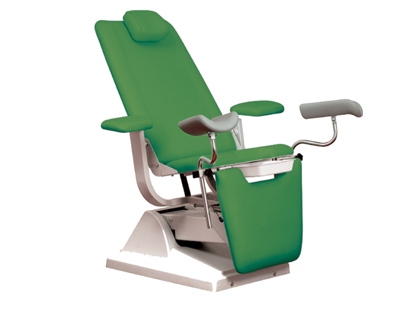 [27522] GYNEX ARMCHAIR with roll holder - green