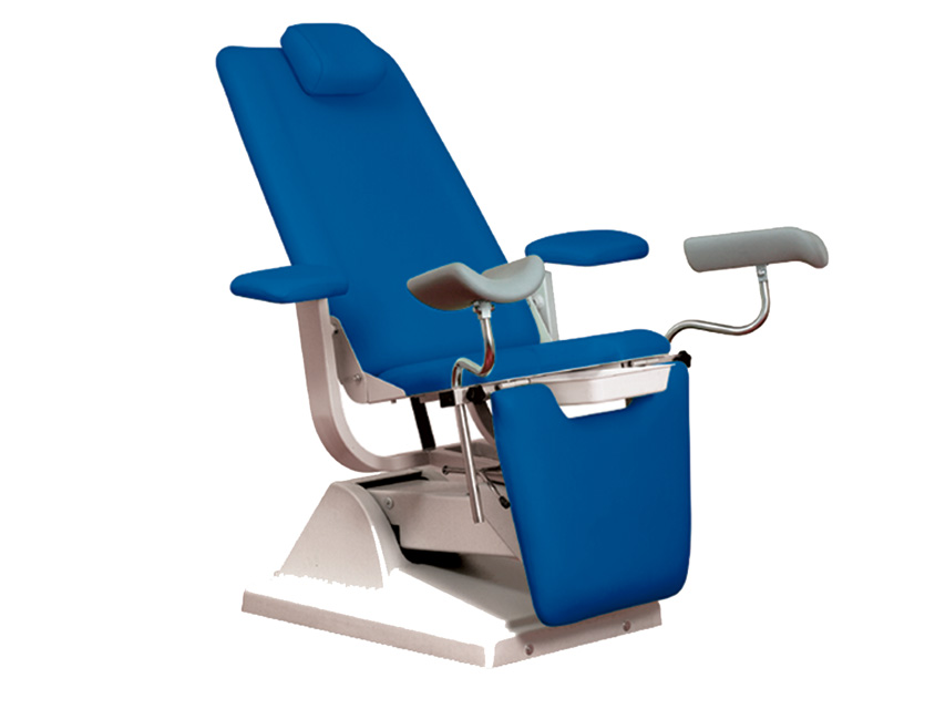 [27523] GYNEX ARMCHAIR with roll holder - blue