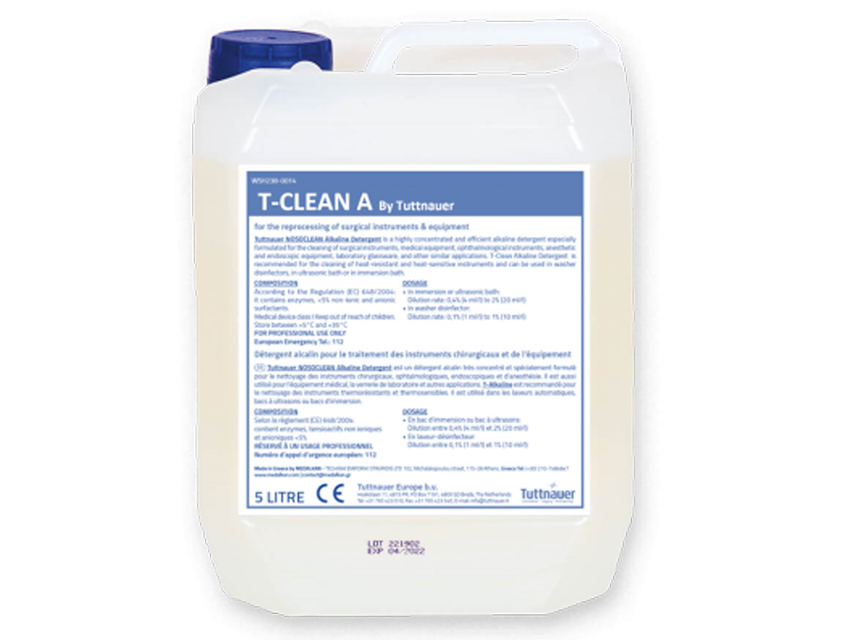 [35570] TUTTNAUER T-CLEAN ALKALINE DETERGENT A - 5 l