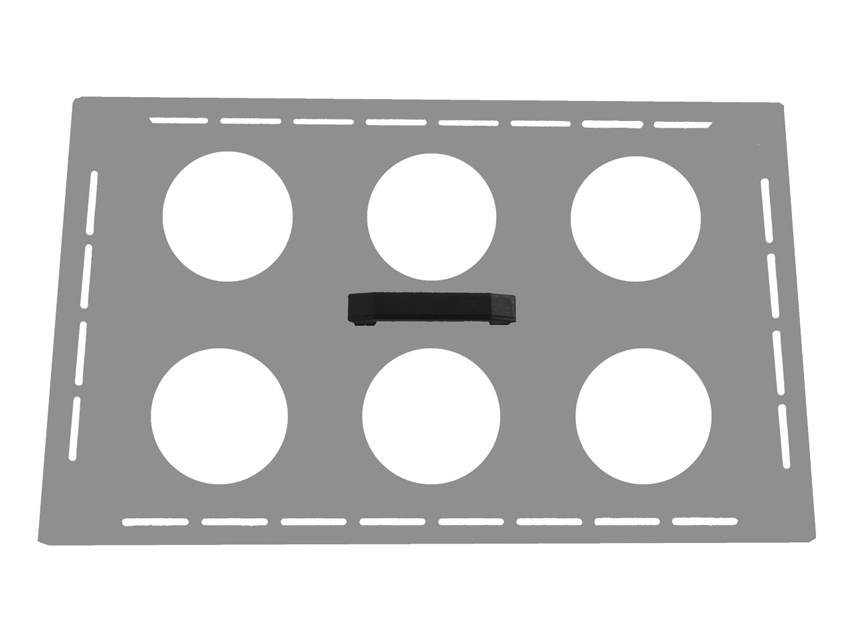 [35539] GLASS SUPPORT 6x600ml for 35531-3