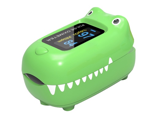 [35057] PEDIATRIC PULSOXIMETER OXY-0 - crocodile - GB,IT,ES,DE,GR,PL