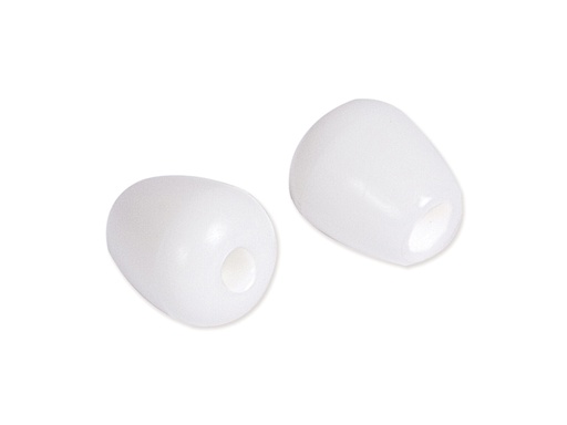 [32658] RIGID SCREW OLIVES - white, for Classic/Wan/Trad