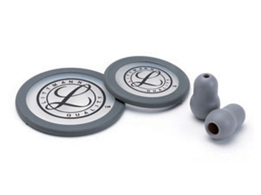 [51483] KIT LITTMANN 40017: 2 membranes+ring+olive for Classic III, Cardiology IV-grey