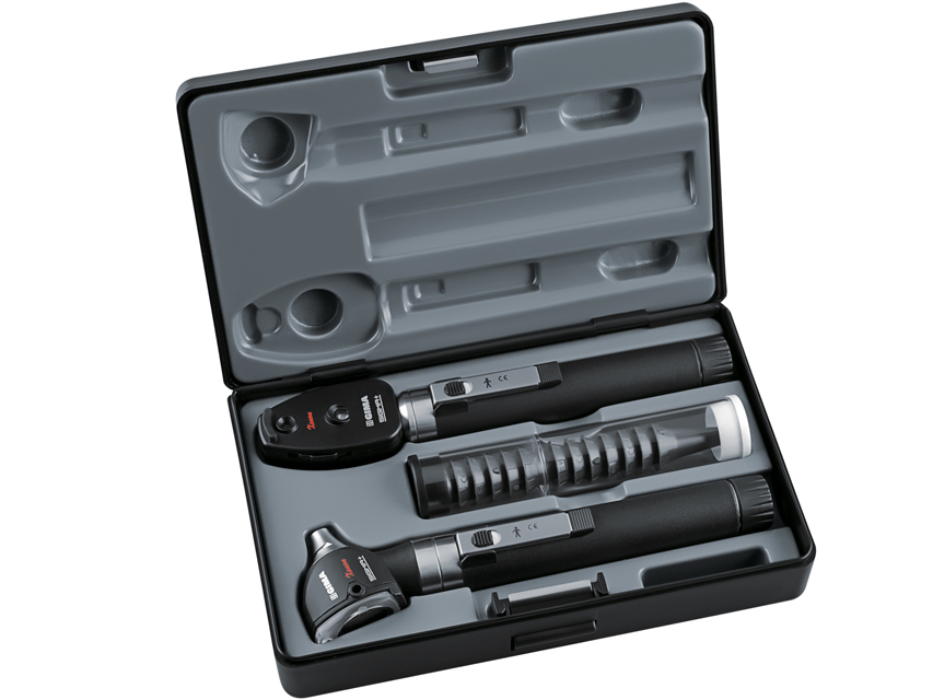 [31528] OTO-OPHOTOMOSCOPE F.O. SIGMA with 2 handles - in case