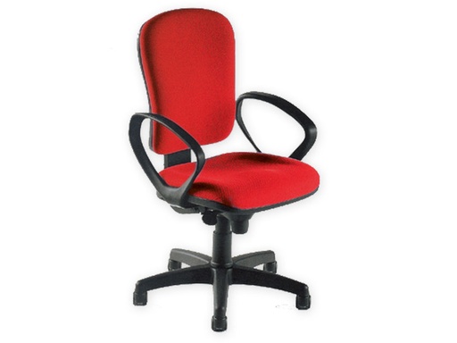 [45083] CREMONA CHAIR - fabric - red