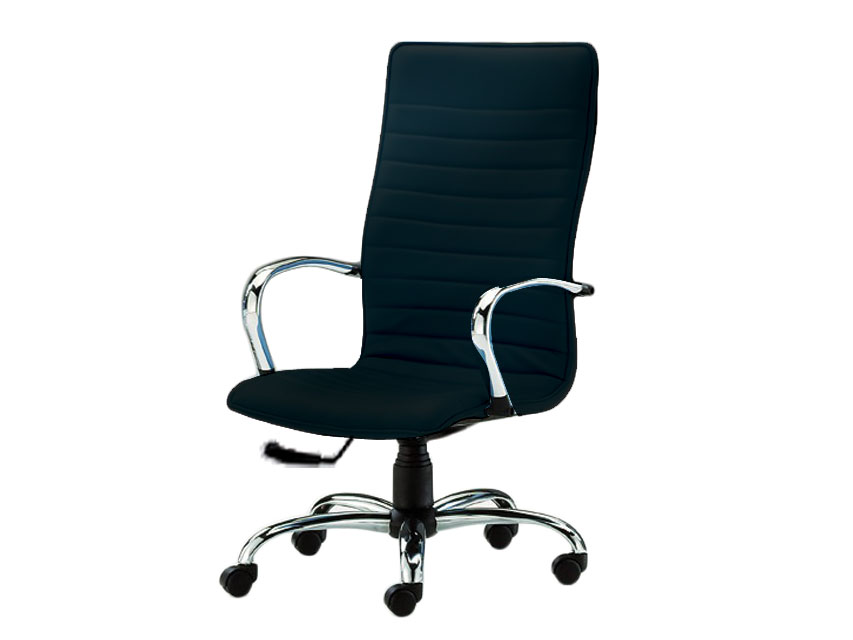 [45136] ELITE HIGH BACK CHAIR - leatherette - black