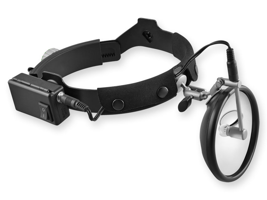 [31109] FRONT MIRROR LUX 100 - battery holder on helmet