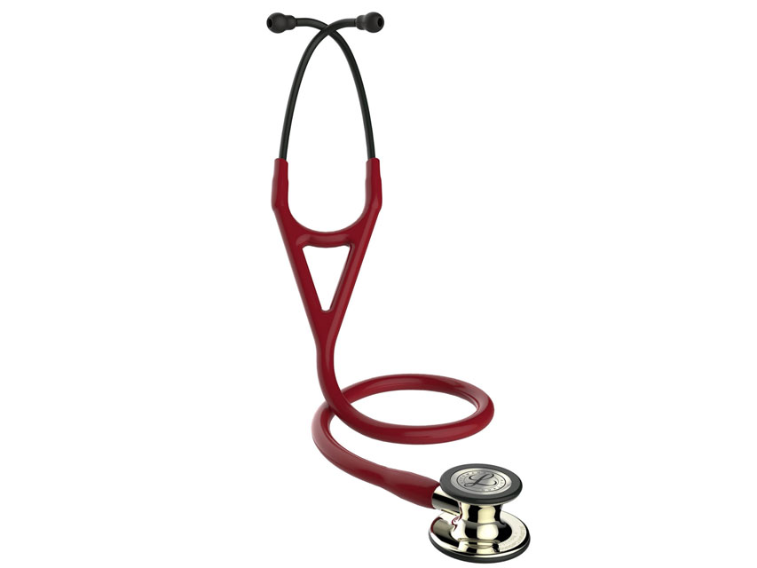 [32644] LITTMANN CARDIOLOGY IV - 6176 - burgundy - champagne finish