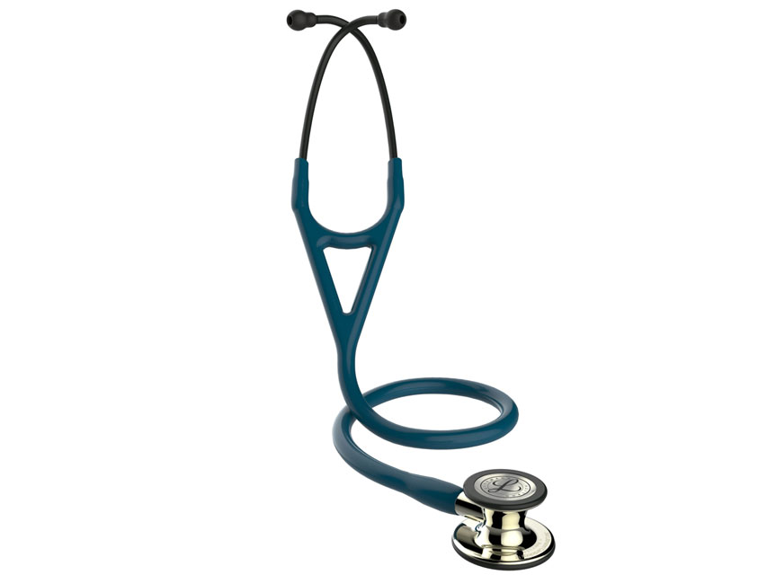 [32643] LITTMANN CARDIOLOGY IV - 6190 - Caribbean blue - champagne finish
