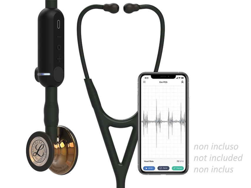 [32602] 3M LITTMANN STETOSCOPE CORE DIGITAL - 8863 - black - bright copper finish