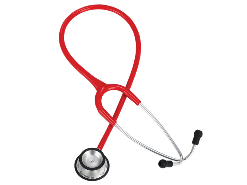 [32336] RIESTER DUPLEX 2.0 STAINLESS STEEL STETOSCOPE - adult - red