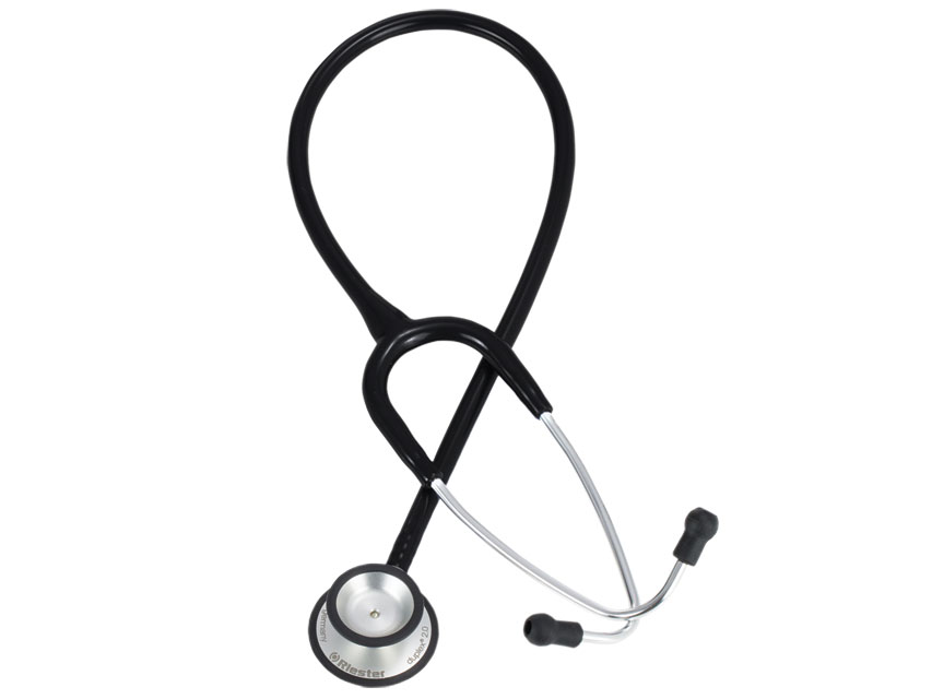 [32333] RIESTER DUPLEX 2.0 STAINLESS STEEL STETOSCOPE - adult - black