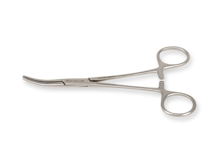 [26735] curved CRILE PLIER - 16 cm