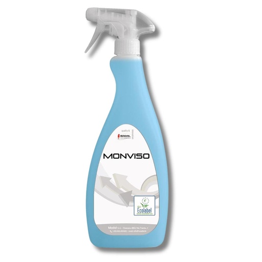 [DET01115] Monviso Ecolabel multipurpose glass cleaner 750ml 