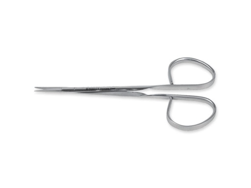 [GM-31342] RIBBON SAW SCISSORS - straight - 9.5 cm