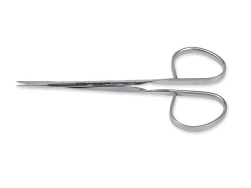 [GM-31344] RIBBON SAW SCISSORS - straight - 12 cm