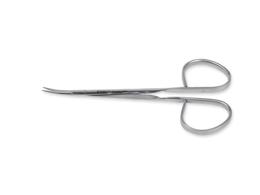 [GM-31345] RIBBON SAW SCISSORS - curved - 9.5 cm