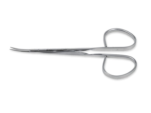 [26959] RIBBON SHEARING SCISSORS - curved - 12 cm