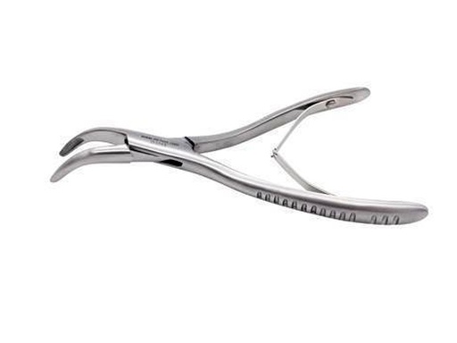 [80012] CURVED EXTRACTION PLIERS for small animals - 16 cm