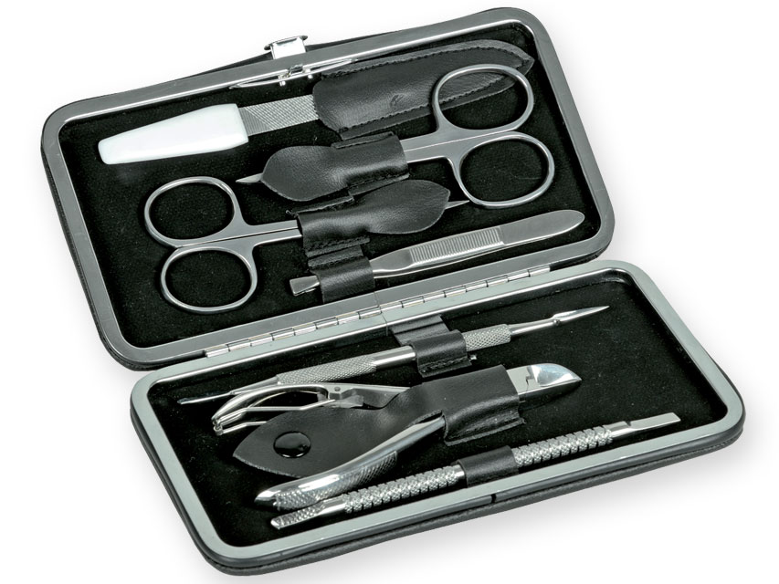 [39805] PODOLOGY KIT WITH RIGID CASE - 7 instruments